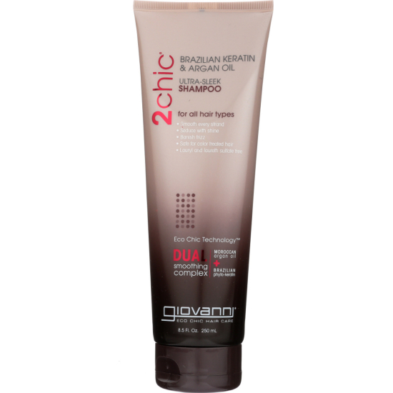 Giovanni 2chic Keratin And Argan Oil Ultra-Sleek Conditioner 8.5 Fl Oz