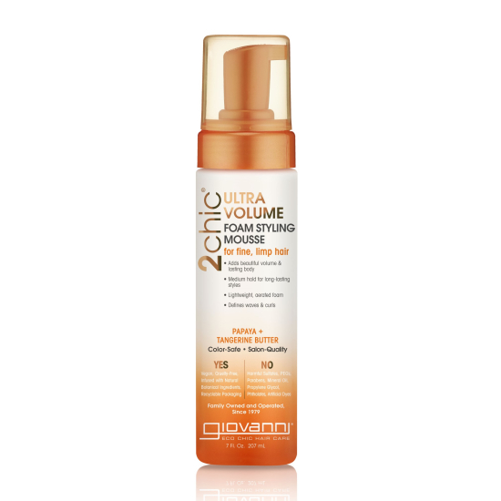 Giovanni 2Chic Tangerine & Papaya Ultra-Volume Foam Styling Mousse