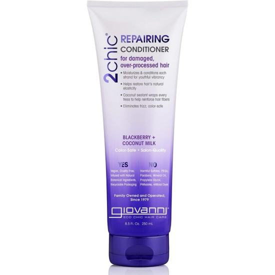 Giovanni 2chic Ultra Repair Conditioner with Blackberry & Coconut Milk 8.5 oz 