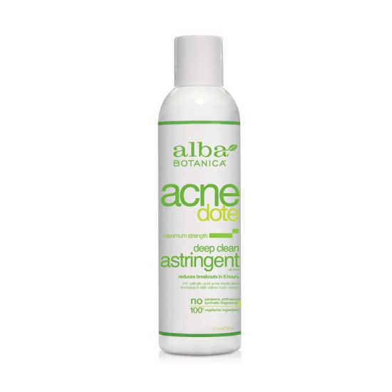 Alba Botanica Acnedote Deep Clean Astringent 6 Oz