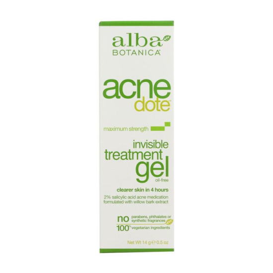 Alba Botanica Acnedote Invisible Treatment Gel 5 Oz