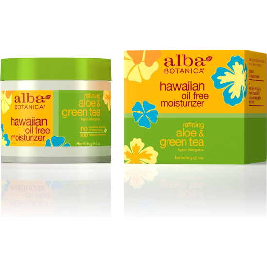 Alba Hawaiian Aloe & Green Tea Oil-Free Moisturizer 3oz/85g