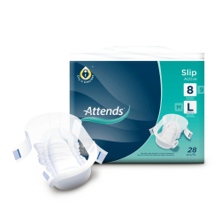 Attends Slip Active 8 Large 28's Attends Slip Active 8 Large 28's