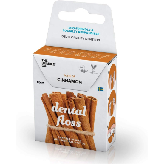 The Humble Co. Dental Floss Cinnamon 50 m