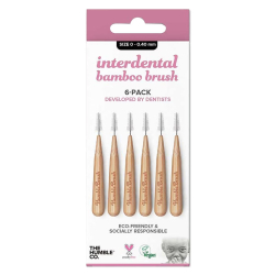 The Humble Co. Bamboo Interdental Brush Size 0 Pink 6pcs The Humble Co. Bamboo Interdental Brush Size 0 Pink 6pcs