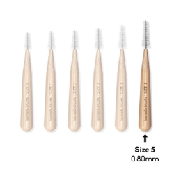 The Humble Co. Bamboo Interdental Brush Size 5 Green 6pcs The Humble Co. Bamboo Interdental Brush Size 5 Green 6pcs