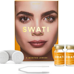 Swati Contact Lens Honey 6 Months :160535 Swati Contact Lens Honey 6 Months :160535