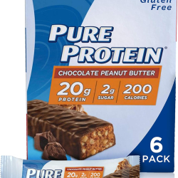 Pure Protein Chocolate Peanut Butter 50g Box of 6pcs Pure Protein Chocolate Peanut Butter 50g Box of 6pcs