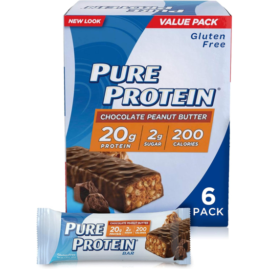 Pure Protein Chocolate Peanut Butter 50g Box of 6pcs