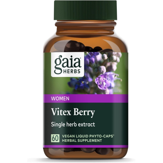 Gaia Herbs Vitex Berry Women's Health Support 60 Capsules