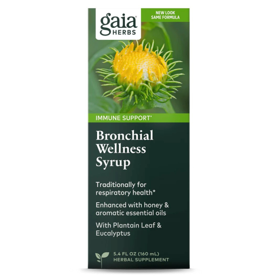 Gaia Herbs Bronchial Wellness Herbal Syrup 5.4 Oz