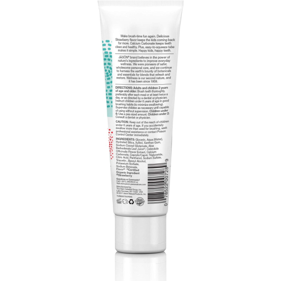 Jason Strawberry Toothpaste 4.2 Oz