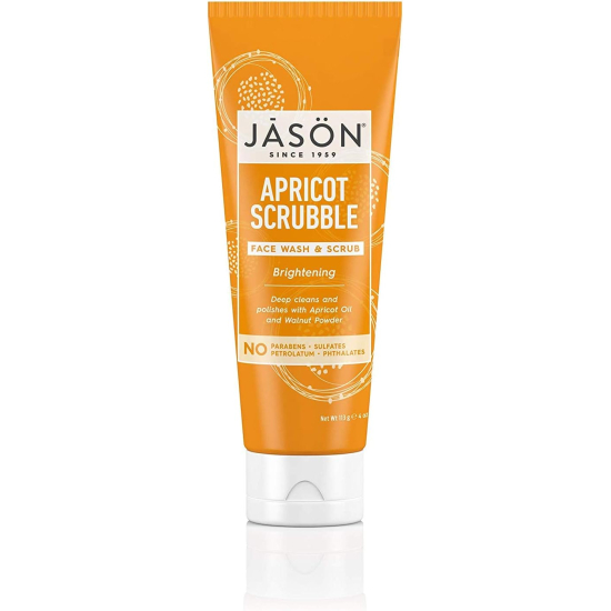 Jason Brightening Apricot Bubble Wash & Scrub 4 Oz