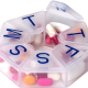 Acu Life Round Weekly Pill Box