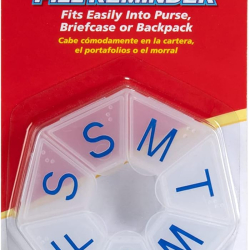 Acu Life Round Weekly Pill Box