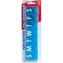 Acu Life Pillbox 7 Day Push Button Acu Life Pillbox 7 Day Push Button