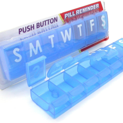 Acu Life Pillbox 7 Day Push Button Acu Life Pillbox 7 Day Push Button