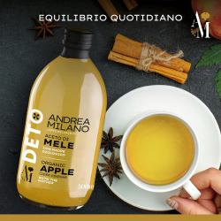 Andrea Milano Deto Organic Apple Cedar Vinegar With The Mother 500 ml Andrea Milano Deto Organic Apple Cedar Vinegar With The Mother 500 ml