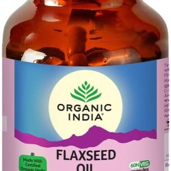 Organic India Flaxseed Oil 60 Capsules Organic India Flaxseed Oil 60 Capsules