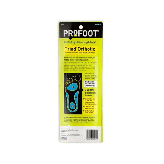 Profoot Triad Orthotic Insert Men