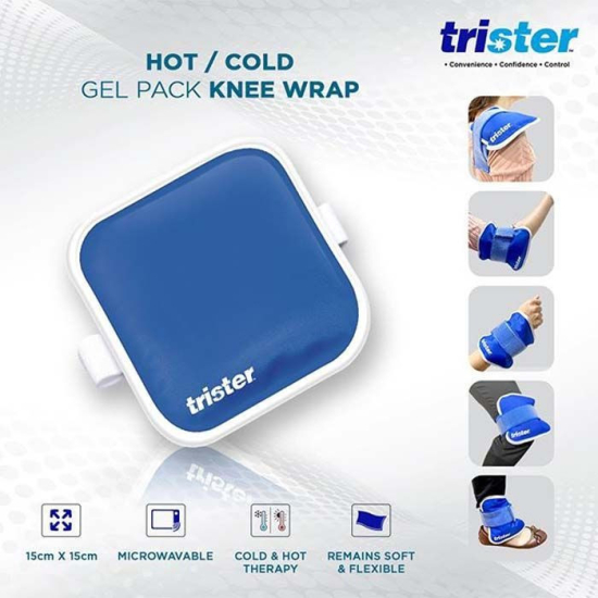 Trister Soft Cold/Hot Gel Pack Knee Wrap TS-530HC-KN