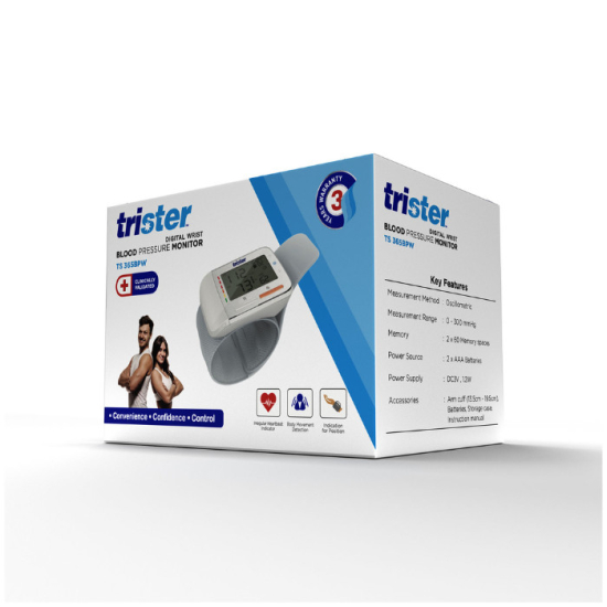 Trister Digital Wrist Blood Pressure Monitor TS-365BPW