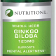 Nutritionl Gingko Biloba 125 Mg Capsules 90's