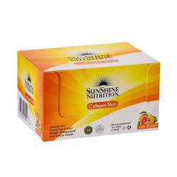 Sunshine Nutrition Collagen Shots Citrus Flavor 60 ml Box of 12 Pieces Sunshine Nutrition Collagen Shots Citrus Flavor 60 ml Box of 12 Pieces