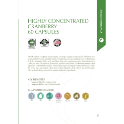 Nutritionl Highly Concentrated Cranberry 60 Capsules Nutritionl Highly Concentrated Cranberry 60 Capsules