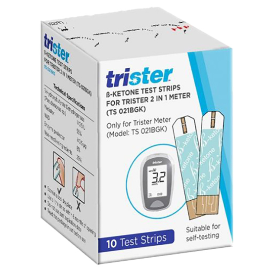 Trister 2 In 1 Β-Ketone Test Strips 10pcs