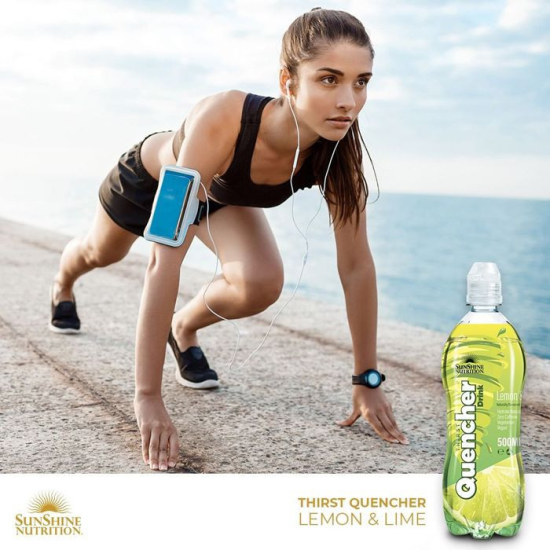 Sunshine Nutrition Thirst Quencher Drink Lemon & Lime 500 ml