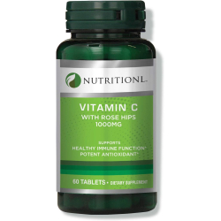 Nutritionl Vitamin C With Rose Hips 1000 mg 60 Capsules Nutritionl Vitamin C With Rose Hips 1000 mg 60 Capsules