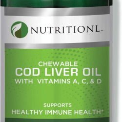 Nutritionl Chewable Cod Liver Oil With Vitamins A, C & D 30 Tablets Nutritionl Chewable Cod Liver Oil With Vitamins A, C & D 30 Tablets