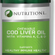 Nutritionl Chewable Cod Liver Oil With Vitamins A, C & D 30 Tablets