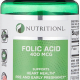 Nutritionl Folic Acid 400 Mcg 30 Tablets