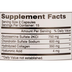 Nutritionl Glucosamine Chondroitin 30 Capsules Nutritionl Glucosamine Chondroitin 30 Capsules