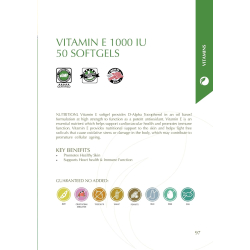Nutritionl Vitamin E 1000 Iu 50 Softgels Nutritionl Vitamin E 1000 Iu 50 Softgels