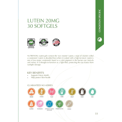 Nutritionl Lutein 20 Mg 30 Softgels
