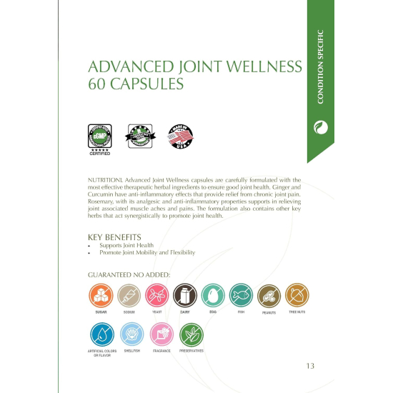 Nutritionl Advanced Joint Wellness 60 Capsules