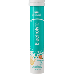 Sunshine Nutrition Electrolyte Effervescent Orange 20 Tablets Sunshine Nutrition Electrolyte Effervescent Orange 20 Tablets