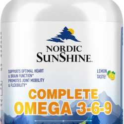 Nordic Sunshine Complete Omega 3-6-9 688mg 100 Softgels Nordic Sunshine Complete Omega 3-6-9 688mg 100 Softgels
