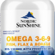 Nordic Sunshine Fish Flax & Borage 3-6-9 With Primrose Oil 100 Softgels