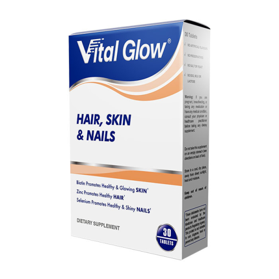 Vital Healthcare Vital Glow Hair Skin & Nails 30 Tablets