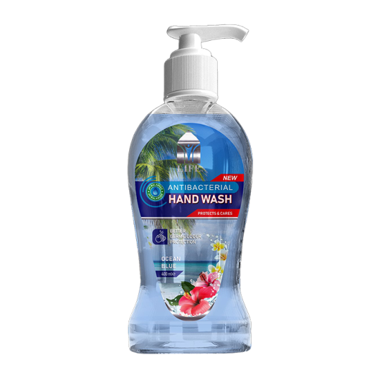 Life Antibacterial Handwash Ocean Blue 400 ml