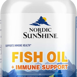 Nordic Sunshine Fish Oil 1300mg Plus Immune Support 100 Softgels Nordic Sunshine Fish Oil 1300mg Plus Immune Support 100 Softgels
