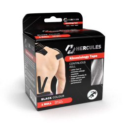 Hercules Kinesiology Tape Black 1 Roll Hercules Kinesiology Tape Black 1 Roll