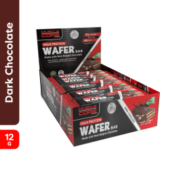 Muscle Core High Protein Wafer Bar Dark Chocolate 40g  Box Of 12 Pieces Muscle Core High Protein Wafer Bar Dark Chocolate 40g  Box Of 12 Pieces
