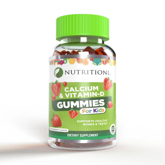 Nutritionl Calcium & Vitamin D Kids Gummies 60's