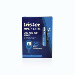 Trister Multi Check Uric Acid 25's Test Strip Trister Multi Check Uric Acid 25's Test Strip