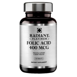 Radiant Platinum Folic Acid 400mcg 90 Tabs Radiant Platinum Folic Acid 400mcg 90 Tabs